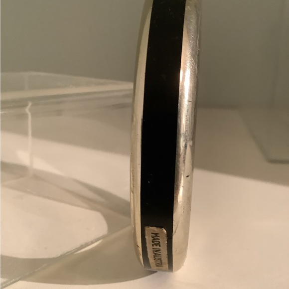 New vintage black lucite bangle Made in Austria - Picture 3 of 7